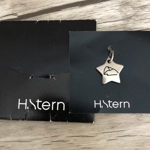 H. STERN Pewter SUGAR LOAF Double Sided Charm